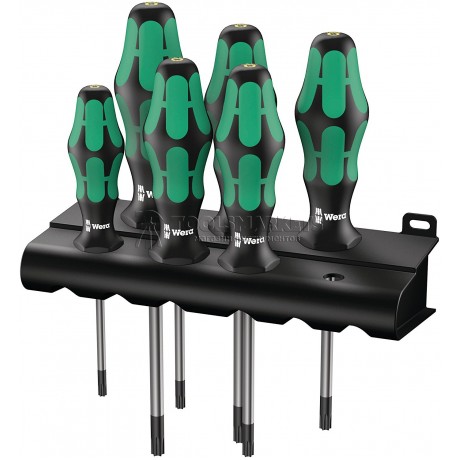 Набор отверток 367/6 Kraftform Plus TORX® + подставка 6 предметов WERA WE-028062