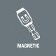 Ударный держатель 897/4 IMP с кольцевым магнитом и пружинным стопорным кольцом WERA WE-057675