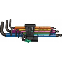 Набор Г-образных ключей, метрических 950 SPKL/9 SM N Multicolour BlackLaser WERA WE-022089