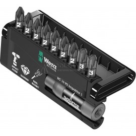Набор бит Bit-Check 10 PZ Impaktor 1 WERA WE-057684