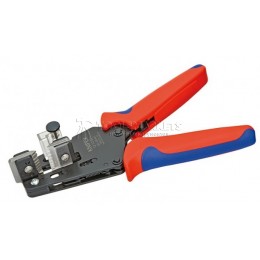 Заказать Прецизионный инструмент для удаления изоляции с фасонными ножами 195 мм KNIPEX KN-121202 отпроизводителя KNIPEX