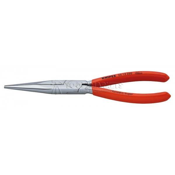 Длинногубцы с плоскими губками с режущими кромками 200 мм KNIPEX KN-2613200