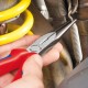 Длинногубцы с плоскими губками с режущими кромками 200 мм KNIPEX KN-2613200