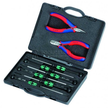Набор инструментов для электроники 8 предметов KNIPEX KN-002018