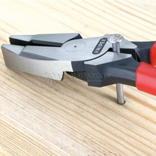 Клещи с токоведущим кабелем "Lineman’s Pliers" 240 мм KNIPEX KN-0912240