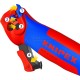 Нож для кабеля KNIPEX с "пяткой", с трещоткой, 146 мм, 2К ручка KN-1650145SB