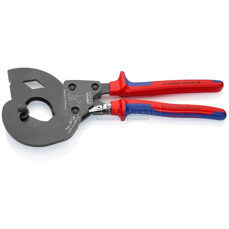 Кабелерез для резки кабелей до 32 мм для провода ACSR 340 мм KNIPEX KN-9532340SR