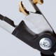 Клещи с накатанной головкой и контргайкой для удаления изоляции с креплением для страховки VDE 180 мм KNIPEX KN-1366180T