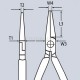 Круглогубцы с плоскими губками и режушими кромками 125 мм KNIPEX KN-2501125
