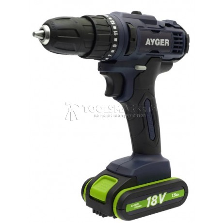 Шуруповерт аккумуляторный AYGER AP18C