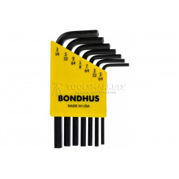 Заказать Набор из 7 дюймовых черных ключей Bondhus S 5/64-3/16" 12245 отпроизводителя Bondhus