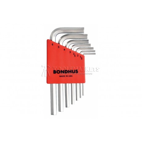 Набор из 7 хромированных ключей Bondhus S 1.5-6mm 16292