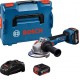 Аккумуляторная угловая шлифмашина BOSCH GWS 18V-11 S 06019N4002