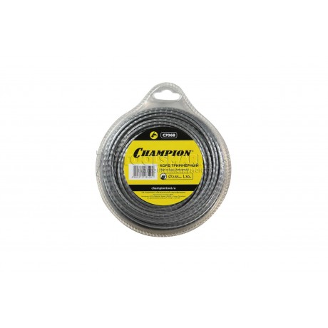 Корд триммерный CHAMPION Platin Saw 2.65мм*30м зубчатый C7068