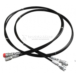 Шланг гидравлический двухлинейный CMT L=4 м, с полумуфтами 1/4" TTH4M