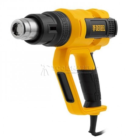 Фен технический HG-2000E, 2000 Вт, 2 режима, LCD дисплей DENZEL DL-28007