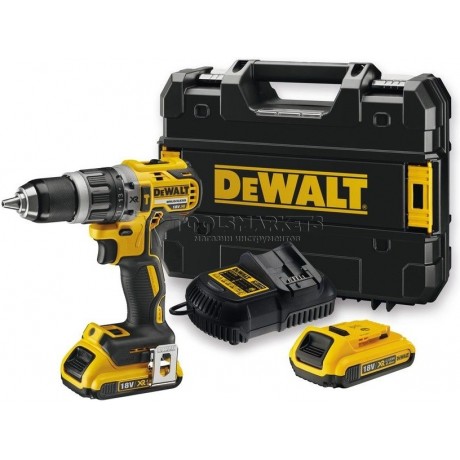 Аккумуляторная ударная дрель-шуруповерт DEWALT, 460 Вт, 18 В, XR DCD796D2-QW
