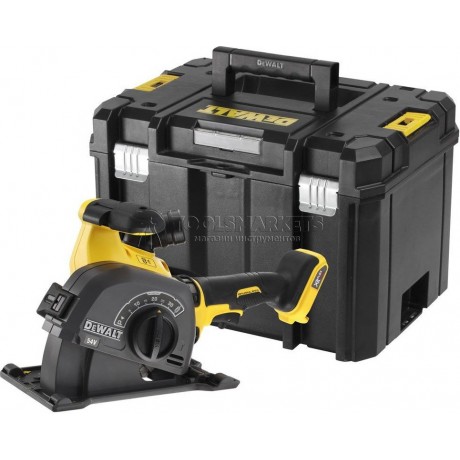 Аккумуляторный штроборез DEWALT 54 В, 125 мм, 9000 об/мин, без АКБ и ЗУ, в кейсе TSTAK DCG200NT