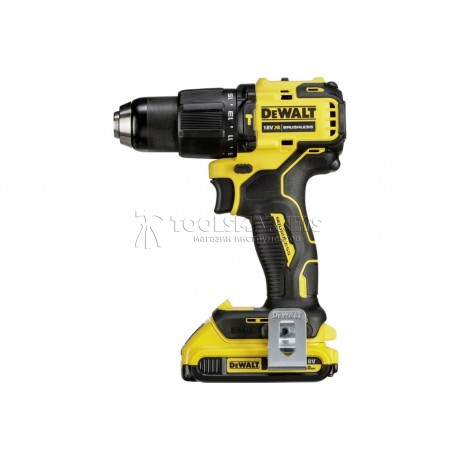 Дрель-шуруповерт бесщеточный DEWALT 18В, 65Нм DCD708D2T-QW
