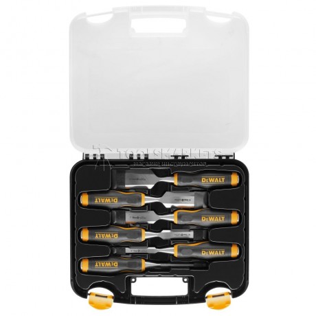 Стамески столярные по дереву DEWALT 6 предметов DWHT16852-9