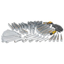 Набор инструментов DEWALT 341 предмет, привод 1/4 дюйма, 3/8 дюйма и 1/2 дюйма, DWMT45341-1