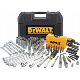 Набор инструментов DEWALT 142 предмета, привод 1/4", 3/8", DWMT73802-1