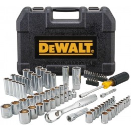 Набор инструментов DEWALT 84 предмета 1/4"DR, 3/8"DR DWMT81531-1