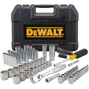 Набор инструментов DEWALT 84 предмета 1/4"DR, 3/8"DR DWMT81531-1