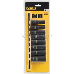 Набор ударных головок DEWALT 8 предметов 1/2 дюйма DWMT86090-0