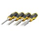 Набор стамесок DEWALT 4, 6, 12, 18, 25 мм 4 предмета DWHT0-16063