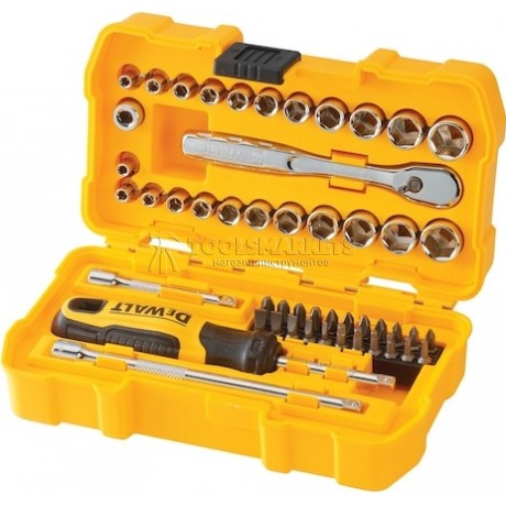 Набор торцевых головок 1/4" DEWALT, 50 предметов DWMT81610-0