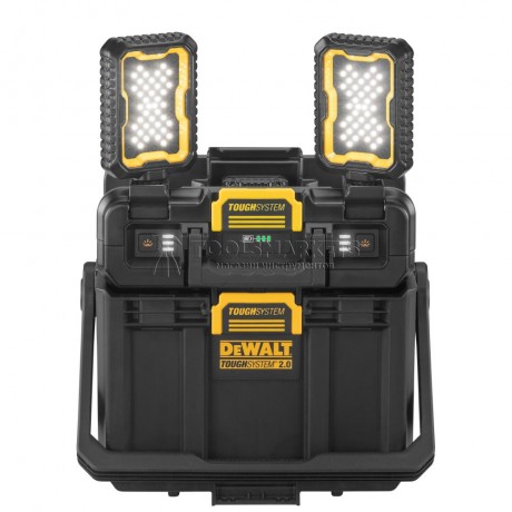 Ящик для инструментов DEWALT TOUGHSYSTEM 2.0, c прожекторами, 18 В, 4000 лм, без АКБ и ЗУ, DWST08061-1