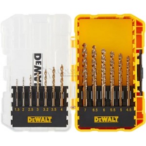 Набор сверл DEWALT по металлу, 1.5-7 мм, 13 предметов DT70710-QZ