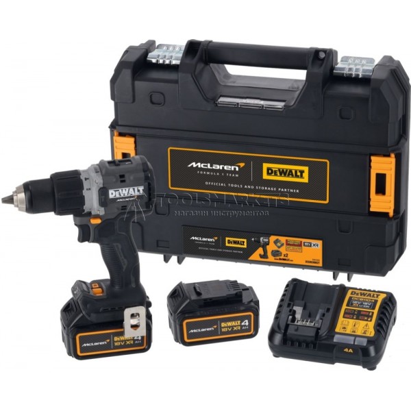 Шуруповёрт аккумуляторный ударный DEWALT McLaren F1 Team DCD85MM2T-QW Шуруповёрт аккумуляторный ударный DEWALT McLaren F1 Team DCD85MM2T-QW