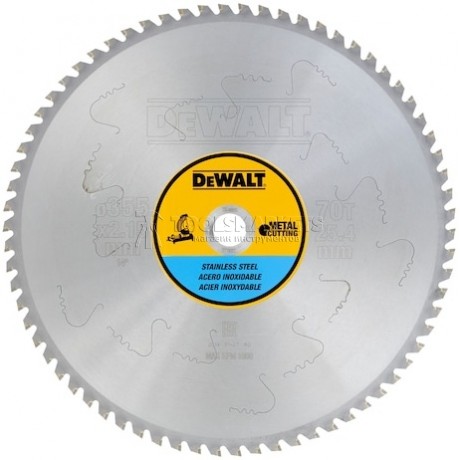 Пильный диск EXTREME п/INOX 355/25.4 70 MTCG +10° DEWALT DT1921-QZ Пильный диск EXTREME п/INOX 355/25.4 70 MTCG +10° DEWALT DT1921-QZ