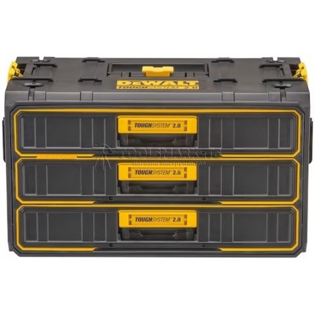 Модуль для инструментов DEWALT TOUGHSYSTEM 2.0, с 3-мя выдвижными ящиками DWST08330-1 Модуль для инструментов DEWALT TOUGHSYSTEM 2.0, с 3-мя выдвижными ящиками DWST08330-1