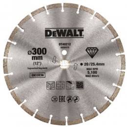 Алмазный круг сегментный универсальный 300х25.4 DEWALT DT40212-QZ
