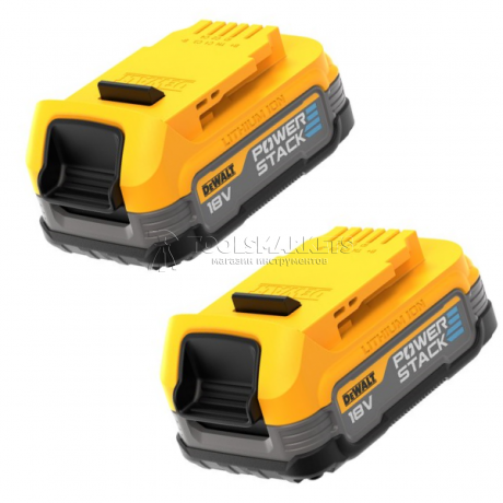 Компактная батарея Powerstack Akku 2x Li-Ion Akku 18V XR 1,7Ah DEWALT DCBP034E2-XJ