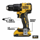Дрель-шуруповерт бесщеточный DEWALT DCD709M2T-QW