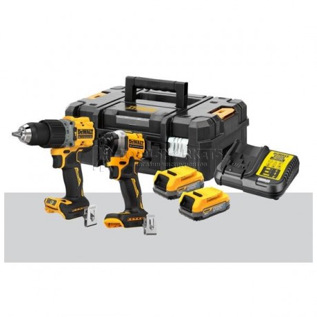 Бесщеточная дрель-шуруповерт и винтаверт 18v DEWALT DCK2050E2T-QW