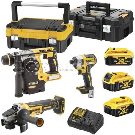 Комбинированный набор из 3 инструментов 3x5ah 18v DEWALT DCK305P3T-QW