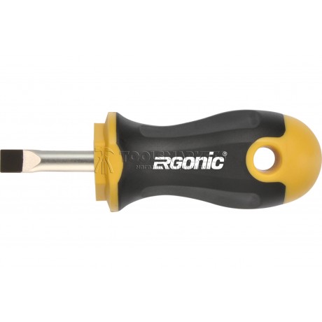 Отвертка плоская FELO Ergonic Stubby SL5,5х25 40055010