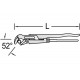 Ключ трубный с изгибом 1.1/2" 176 1.1/2 GEDORE 6438230