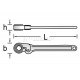 Ключ трещоточный с кольцом квадратного сечения 10 мм 31 KVR 6-10 GEDORE 6266270