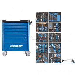 Заказать Инструментальная тележка с 7 ящиками 308 предметов WSL-L-TS-308 GEDORE 2980347 отпроизводителя GEDORE