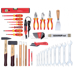 Специальный набор ELEKTROTECHNIK 46 предметов GEDORE RED 3301646