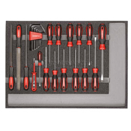 Заказать Набор инструментов отверки и напильники в модуле 26 предметов R22350002 GEDORE RED 3301683 отпроизводителя GEDORE RED