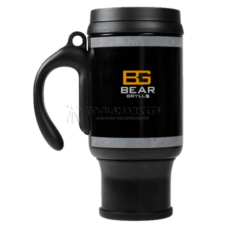 Кружка с системой френч-пресс BG The Ultimate Coffee Mug, чёрная BG GERBER B1402 BK