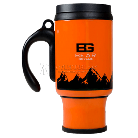 Кружка с системой френч-пресс BG The Ultimate Coffee Mug, оранжевая BG GERBER B1402 OR