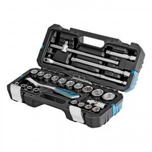 Набор инструментов, 1/2", CrV, 120 зубьев, 24 предмета GROSS GS-14147